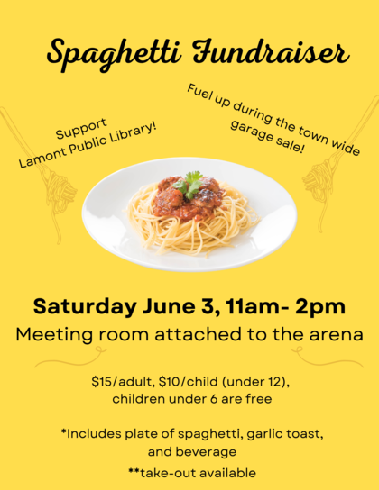 Spaghetti Luncheon Fundraiser